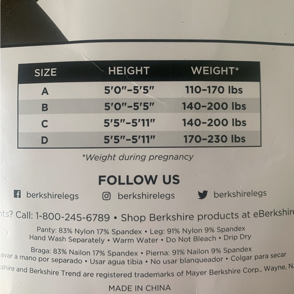 NEW Berkshire Maternity Opaque Sandal Foot Tights - Picture 2 of 5